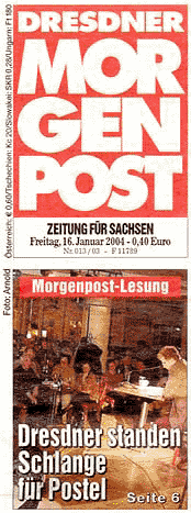 Dresdner Morgenpost Titelbild
